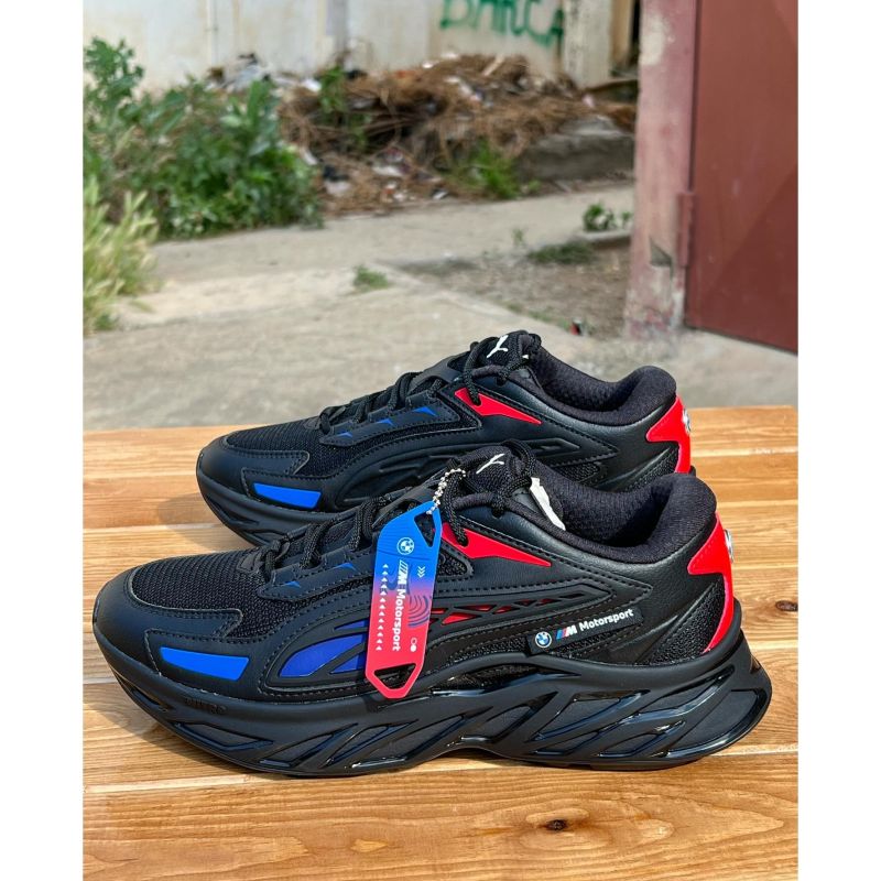 Basket Puma BMW MMS Exotek Nitro PUMA Black Pop Red 41 Linstashop