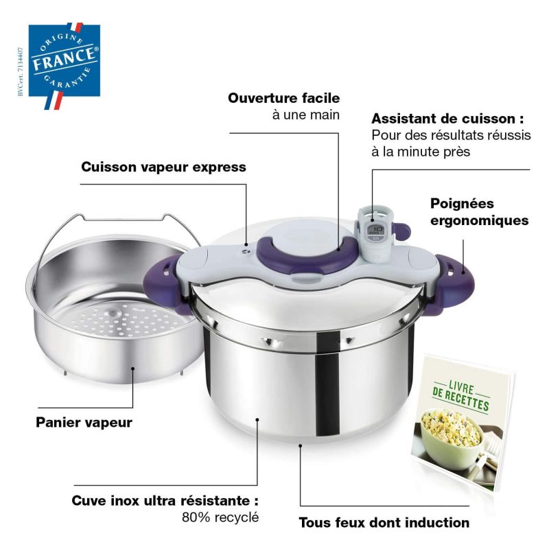 Seb clipso pressure discount cooker